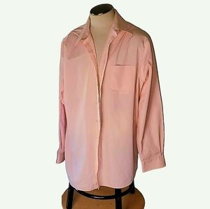 BARRINGTON Mens Pink Long Sleeve Dress Shirt 17½ 36/37